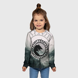 Лонгслив детский FENRIR РУНЫ RUNES Z, цвет: 3D-принт — фото 2