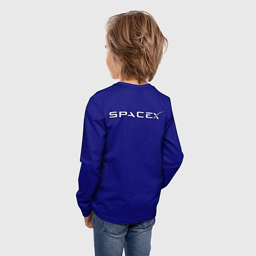 Детский лонгслив Space X / 3D-принт – фото 4
