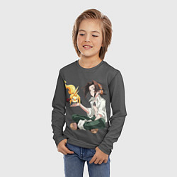 Лонгслив детский Веслый Йо, цвет: 3D-принт — фото 2