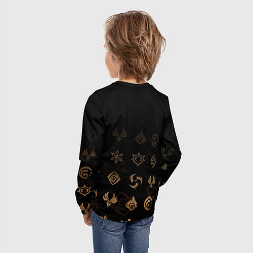 Детский лонгслив Паймон Genshin Impact / 3D-принт – фото 4