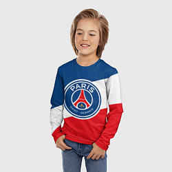 Лонгслив детский Paris Saint-Germain FC, цвет: 3D-принт — фото 2