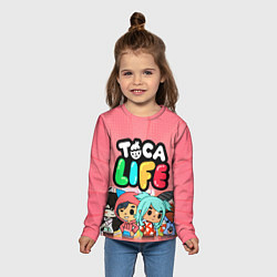 Лонгслив детский Toca Life, цвет: 3D-принт — фото 2