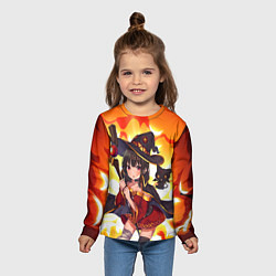 Лонгслив детский MeguminYunyun, цвет: 3D-принт — фото 2