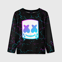 Лонгслив детский MARSHMELLO NEON МАРШМЕЛЛО НЕОН, цвет: 3D-принт