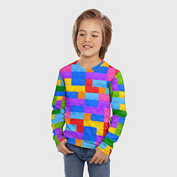 Лонгслив детский Лего-го, цвет: 3D-принт — фото 2