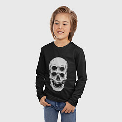 Лонгслив детский Terrible Skull, цвет: 3D-принт — фото 2