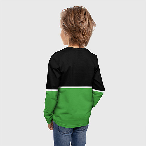 Детский лонгслив Skoda Два цвета / 3D-принт – фото 4