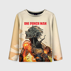 Лонгслив детский Разрушение Геноса One Punch-Man, цвет: 3D-принт