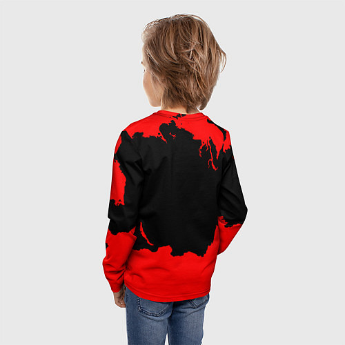 Детский лонгслив Гражданская оборона: СССР / 3D-принт – фото 4