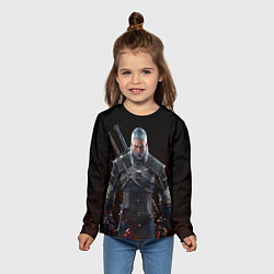 Лонгслив детский Герaльт, цвет: 3D-принт — фото 2