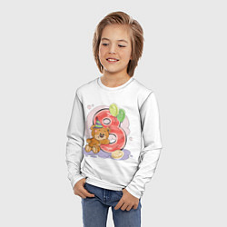 Лонгслив детский С днем рождения 8 месяц, цвет: 3D-принт — фото 2