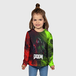 Лонгслив детский Doomguy Doom, цвет: 3D-принт — фото 2