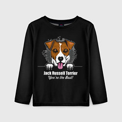 Детский лонгслив Джек-Рассел-Терьер Jack Russell Terrier
