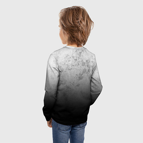 Детский лонгслив DYING LIGHT ТРЕЩИНЫ GOOD NIGHT AND GOOD LUCK / 3D-принт – фото 4