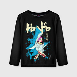 Лонгслив детский DOROHEDORO: Эбису в костюме акулы, цвет: 3D-принт