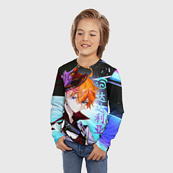 Лонгслив детский Genshin Impact: Tartaglia,, цвет: 3D-принт — фото 2