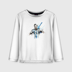 Лонгслив детский Messi Argentina Team, цвет: 3D-принт
