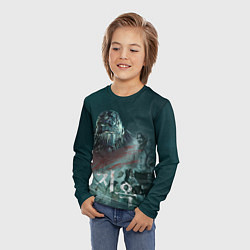 Лонгслив детский Общество Новое Истина, цвет: 3D-принт — фото 2
