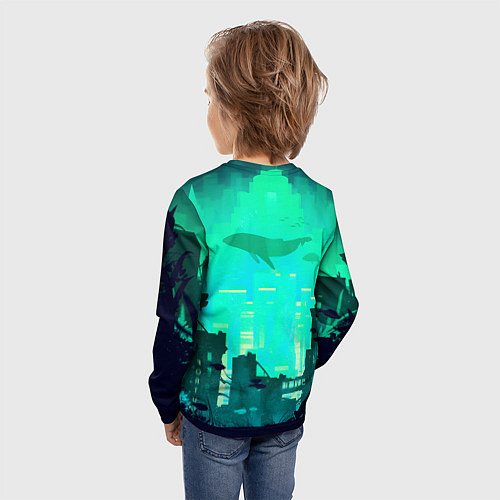 Детский лонгслив Сестричка из Рапчера / 3D-принт – фото 4