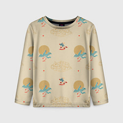 Детский лонгслив Китайский орнамент Феникс