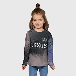Лонгслив детский LEXUS Lexus - Краски, цвет: 3D-принт — фото 2