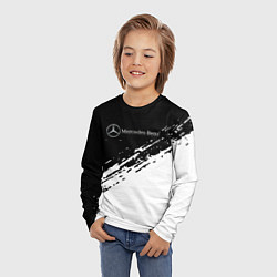 Лонгслив детский Mercedes-Benz - Разделение, цвет: 3D-принт — фото 2
