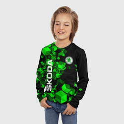 Лонгслив детский Skoda - Фигурки, цвет: 3D-принт — фото 2