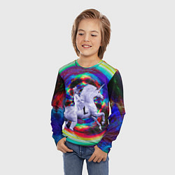 Лонгслив детский Тайная прогулка, цвет: 3D-принт — фото 2