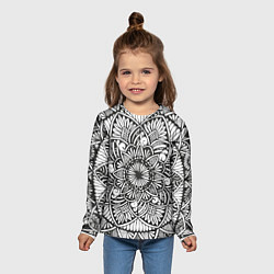 Лонгслив детский Мандала 2028-1, цвет: 3D-принт — фото 2