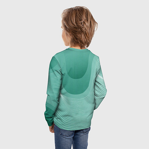 Детский лонгслив Кадзуха-самурай из Инадзумы / 3D-принт – фото 4