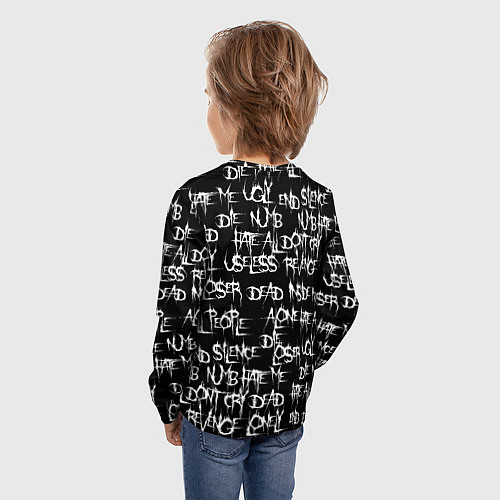 Детский лонгслив Я НЕ ВЕРНУСЬ В АНТЕЙКУ / 3D-принт – фото 4