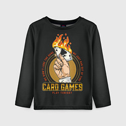 Детский лонгслив CARD GAMES