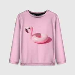 Лонгслив детский Flamingos Розовый фламинго, цвет: 3D-принт