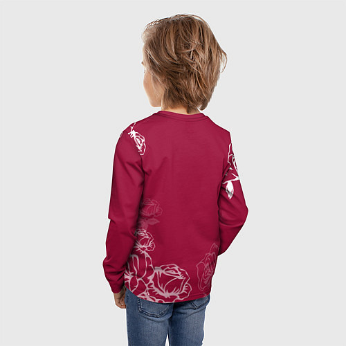 Детский лонгслив Её величество Прекрасная Ксения / 3D-принт – фото 4