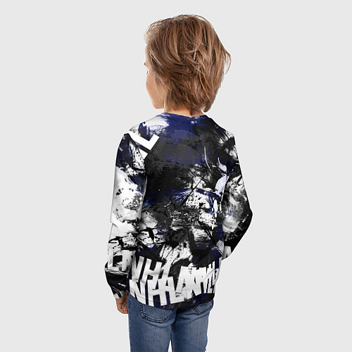 Детский лонгслив Florida Panthers, Флорида Пантерз / 3D-принт – фото 4