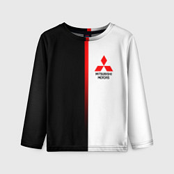 Лонгслив детский MITSUBISHI МИНИМАЛИЗМ ЛИНИЯ, цвет: 3D-принт