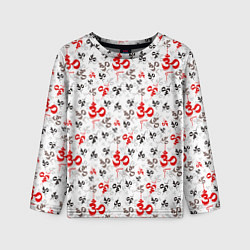 Детский лонгслив Мантра ОМ АУМ