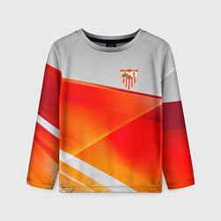 Лонгслив детский Sevilla спорт, цвет: 3D-принт