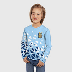 Лонгслив детский Сборная Аргентины футбол, цвет: 3D-принт — фото 2
