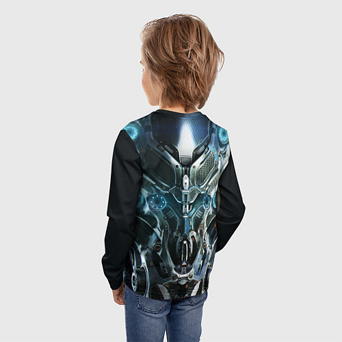 Детский лонгслив BIOROBOT / 3D-принт – фото 4