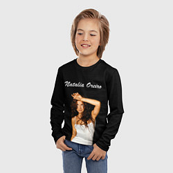 Лонгслив детский Natalia Oreiro Наталия Орейро, цвет: 3D-принт — фото 2
