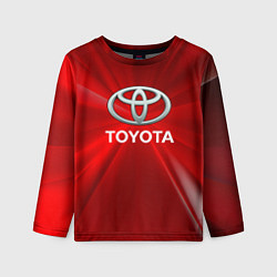 Лонгслив детский Toyota тойота, цвет: 3D-принт
