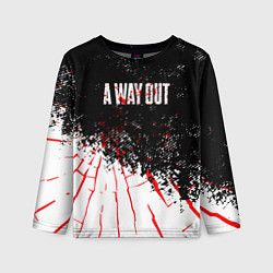 Лонгслив детский A way out, цвет: 3D-принт