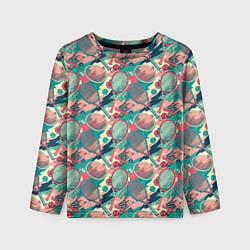 Детский лонгслив Ракетки для тенниса