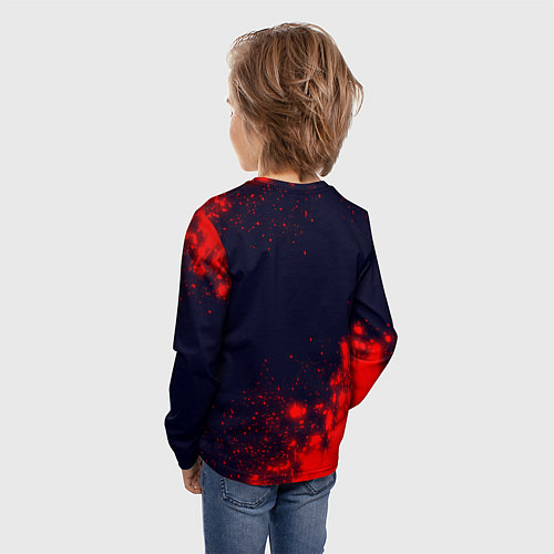 Детский лонгслив YAMAHA Краска / 3D-принт – фото 4