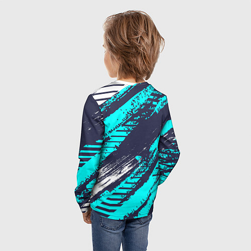 Детский лонгслив Cuphead две чашечки / 3D-принт – фото 4