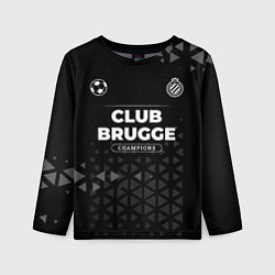 Лонгслив детский Club Brugge Форма Champions, цвет: 3D-принт