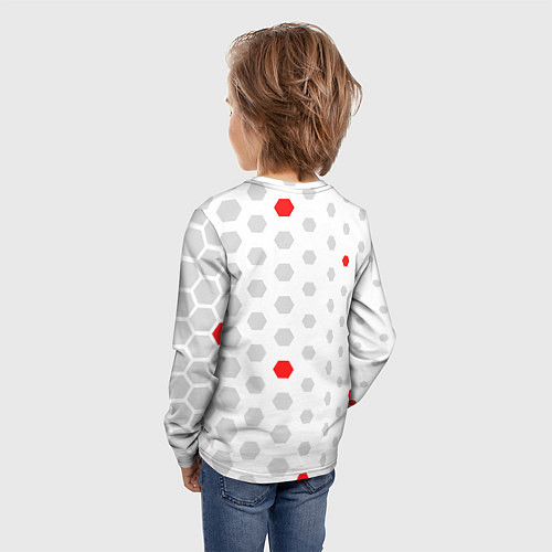 Детский лонгслив ТРИАТЛОН - ТРОЕБОРЬЕ / 3D-принт – фото 4