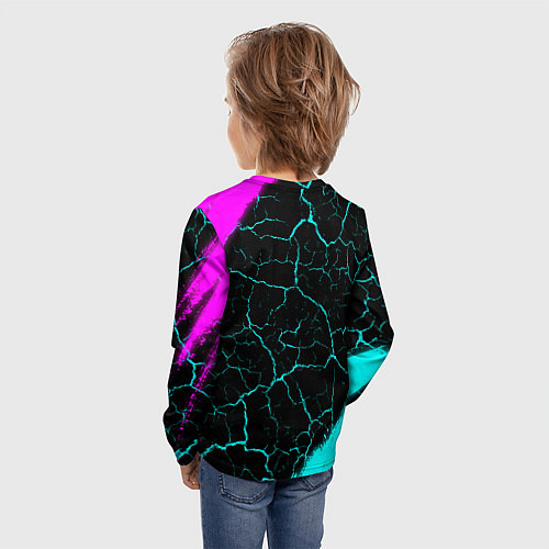 Детский лонгслив Александр Россия / 3D-принт – фото 4