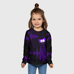 Лонгслив детский PurpleMini Huggy WuggyPoppy Playtime, цвет: 3D-принт — фото 2